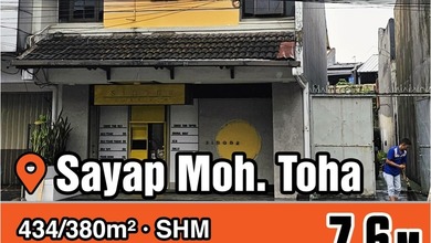 Dijual Ruko di Lokasi Premium Potensi Market Besar di Moch Toha Bandung Unfurnished