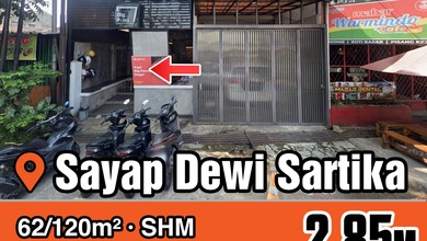 Ruko 3 Lantai Full Furnished Shm Sayap Dewi Sartika