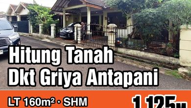 Jual Cepat Rumah Mewah area Antapani, Bandung, LT 160 m2