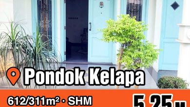 Dijual rumah Premium di Duren Sawit, Jakarta Timur - LT 612m²