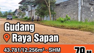 Jual Gudang Siap Pakai Di Jl.raya Sapan Akses Kontainer