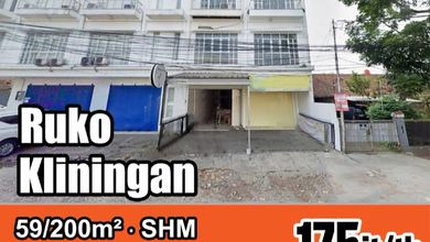 Disewakan Ruko jl.kliningan - Sayap Buah Batu 